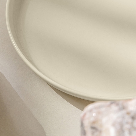 KONSIMO VICTO Zestaw talerzy obiadowych dla 6 osób (6 elementów) beżowy