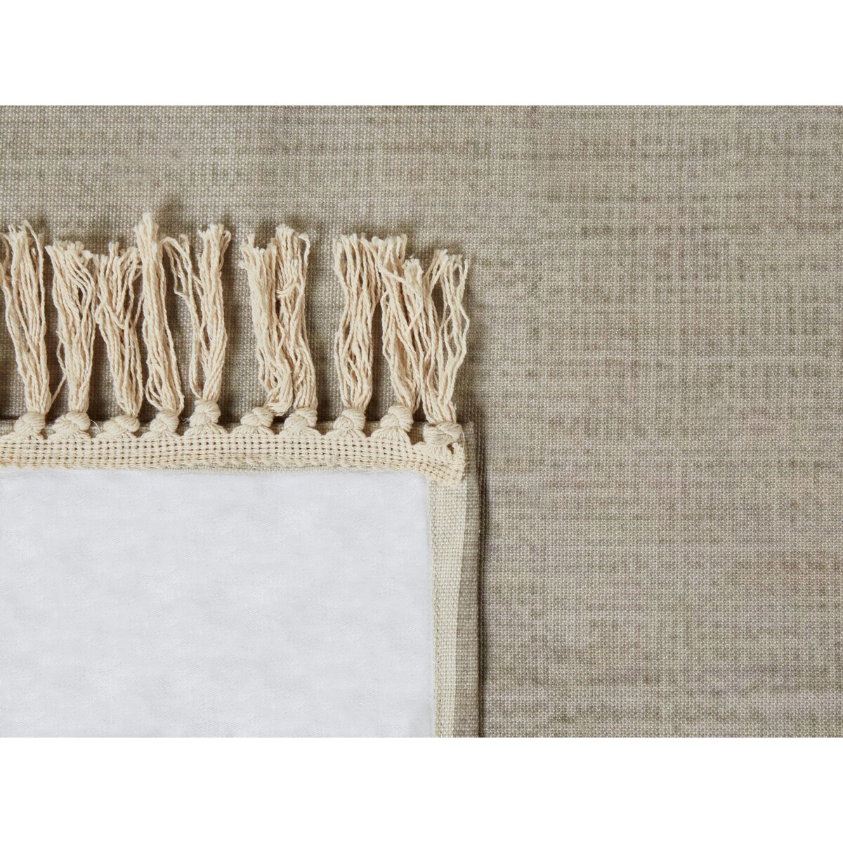 Koc piknikowy DHANDI 200 x 200 cm Beżowoszary