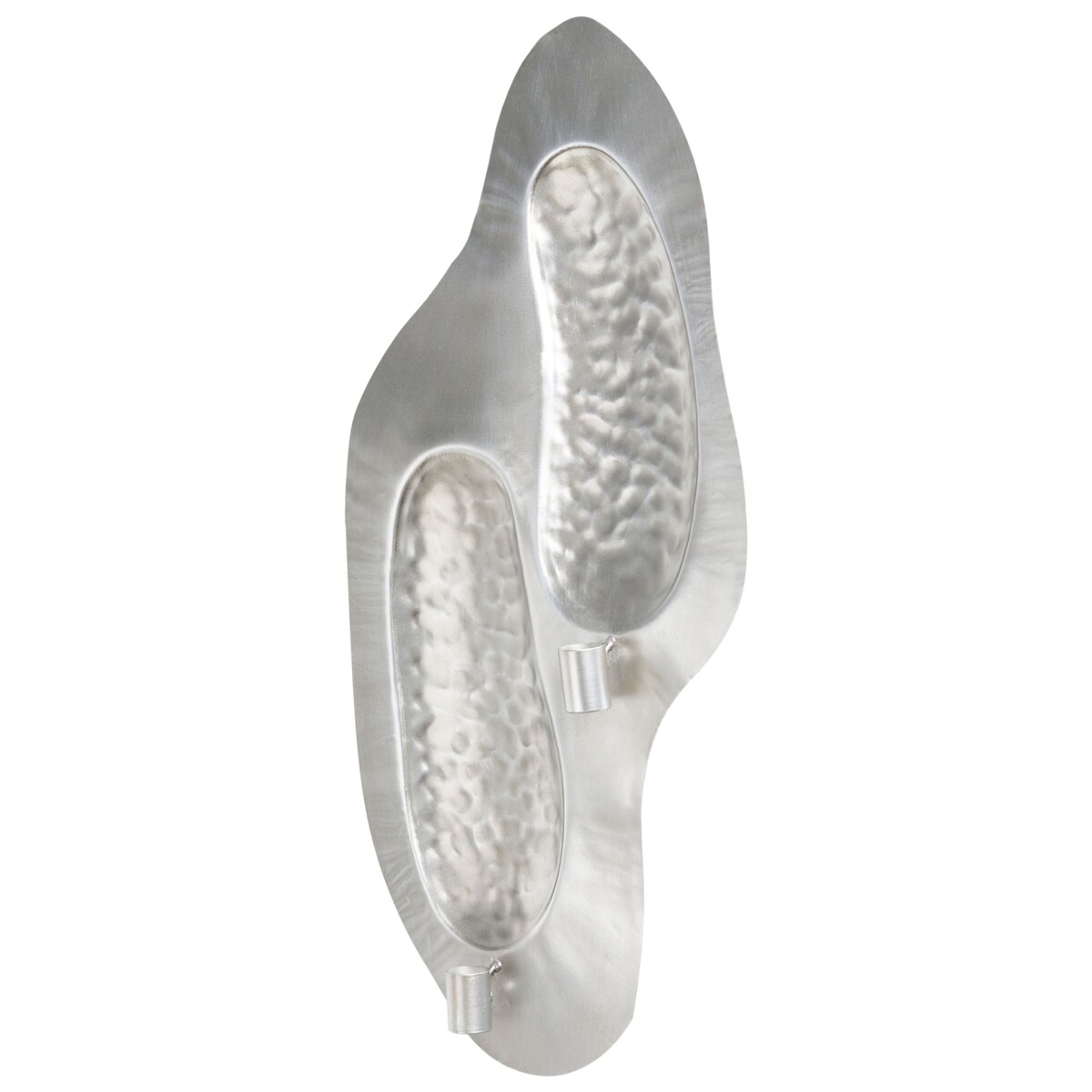 Świecznik PENICHE Metal 60 cm Srebrny