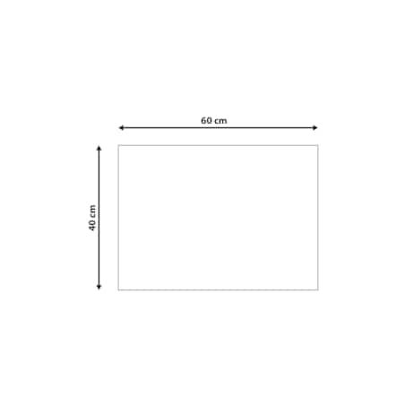 Wycieraczka kokosowa wzór w zygzak 40 x 60 cm wielokolorowa TAHAN