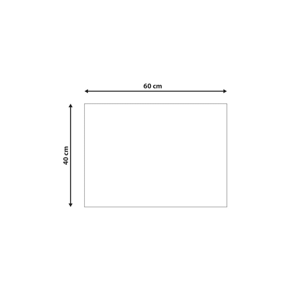 Wycieraczka kokosowa wzór w zygzak 40 x 60 cm wielokolorowa TAHAN