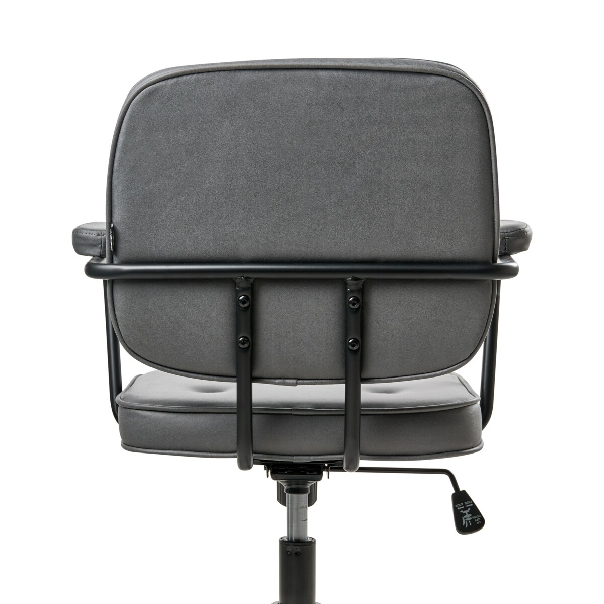 Krzesło obrotowe PAWNEE Welur Szary