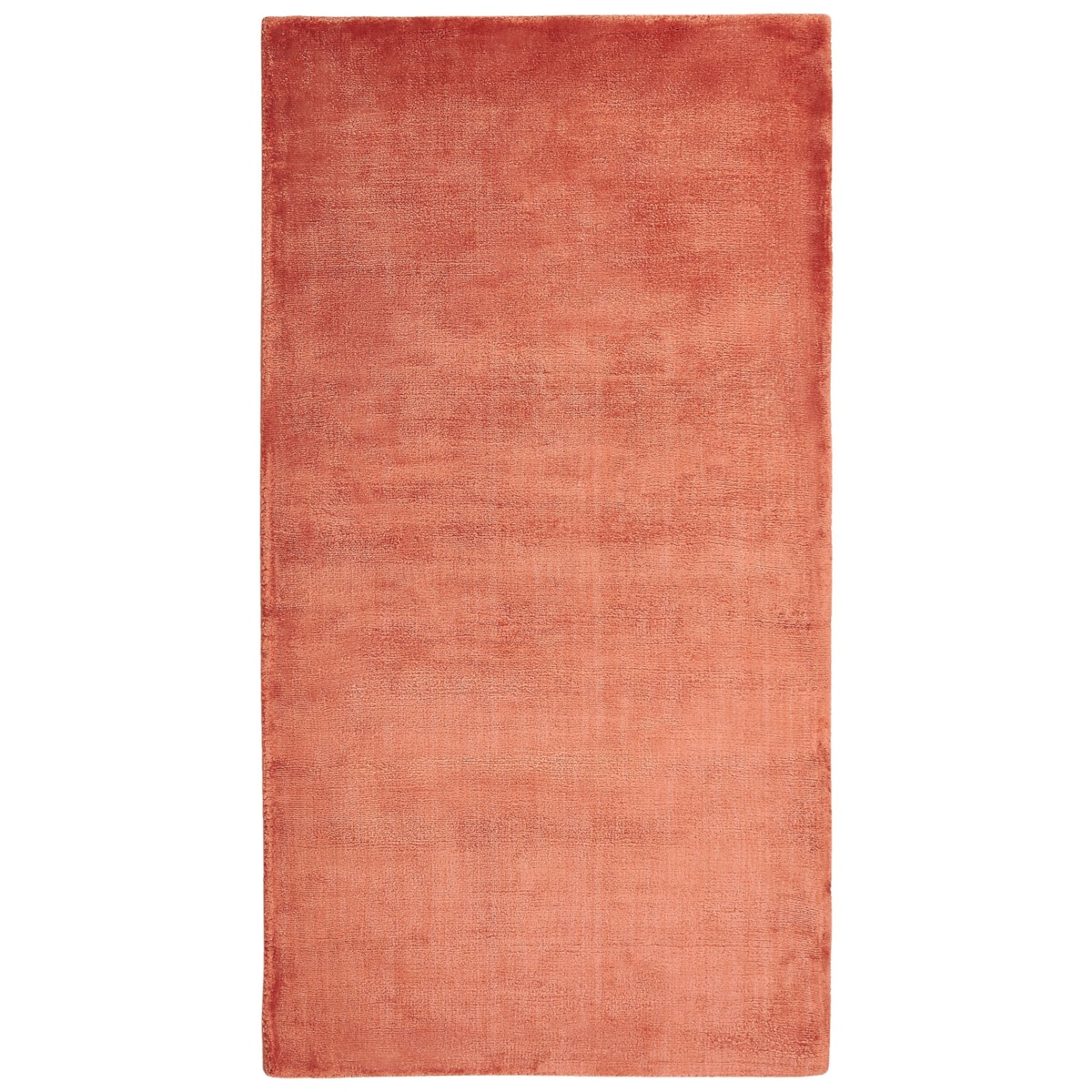 Dywan z wiskozy 80 x 150 cm pomarańczowy GESI II