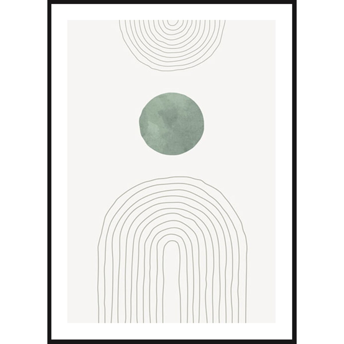 Poster Story, Plakat, Obraz - Zielony Łuk No1, wymiary 60 x 84 cm