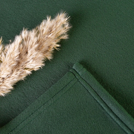 Koc polarowy 150x200 Softi kolor butelkowa zieleń