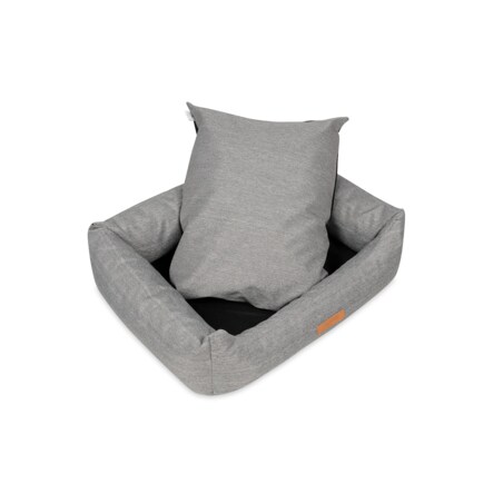 Animood Legowisko Alex rozmiar: M, kolor: szary, materiał: jeans imitacja