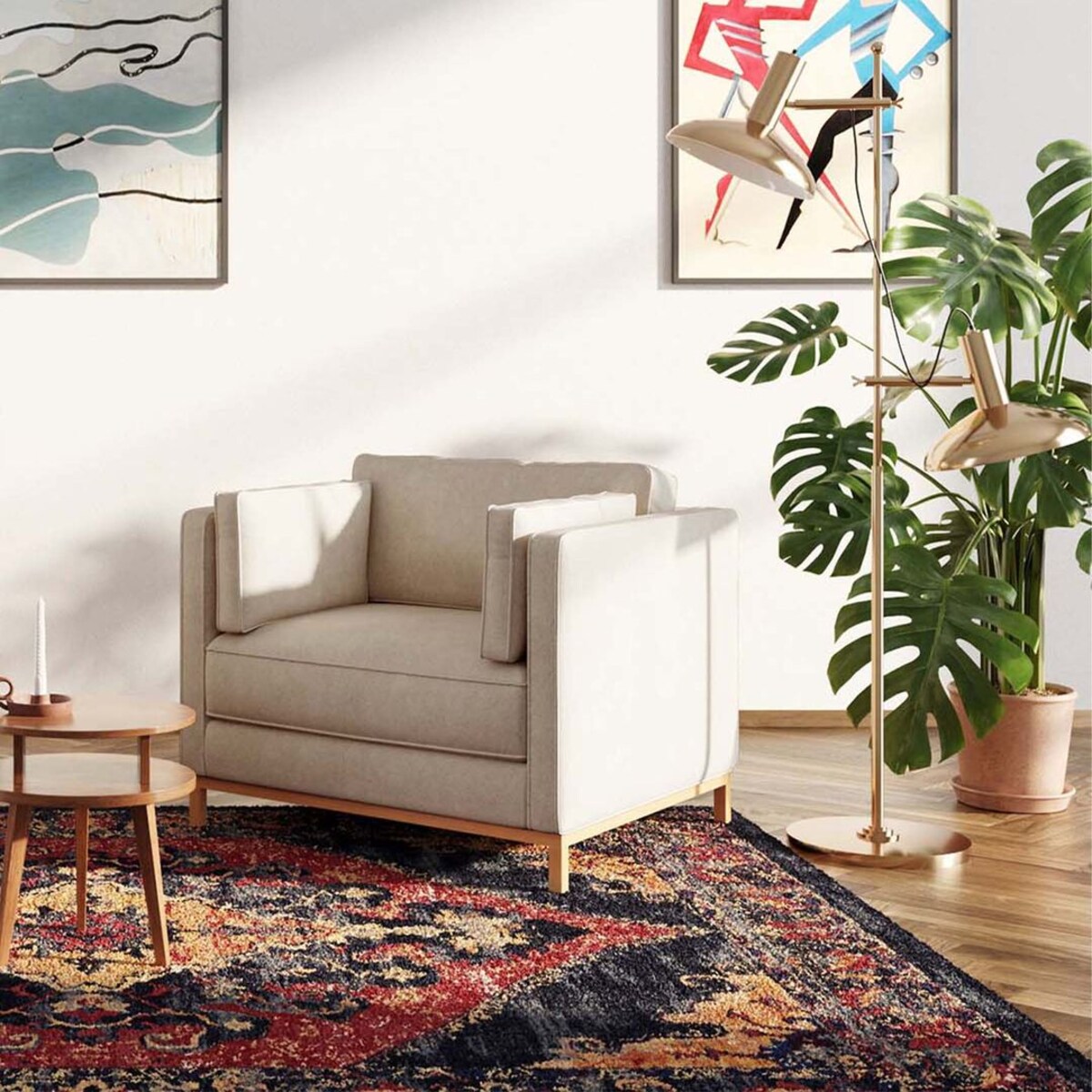 Celerio fotel Beżowy