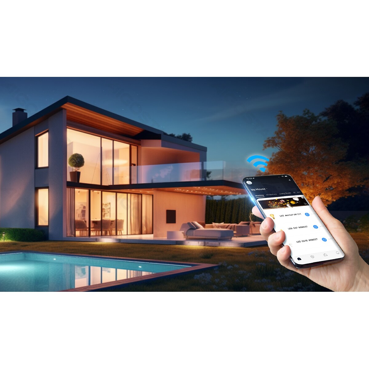 inteligentna żarówka bluetooth mesh c35 4.5w cct