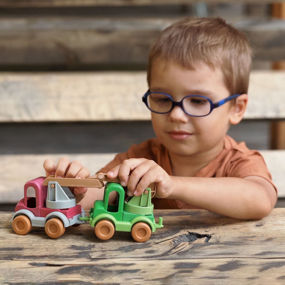 WADER Replay Kid Cars Straż Pożarna i Dźwig Zestaw Auta Dla Dzieci