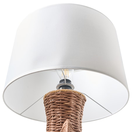 Lampa stołowa RENARD Papierowa plecionka Naturalny