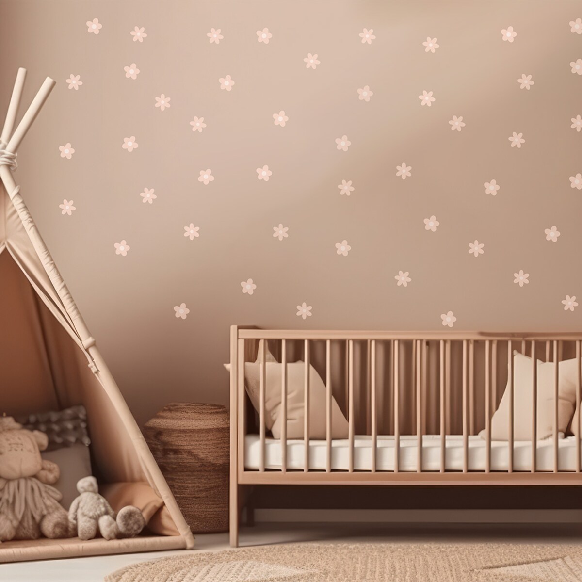 Naklejka na ścianę Stokrotki IX