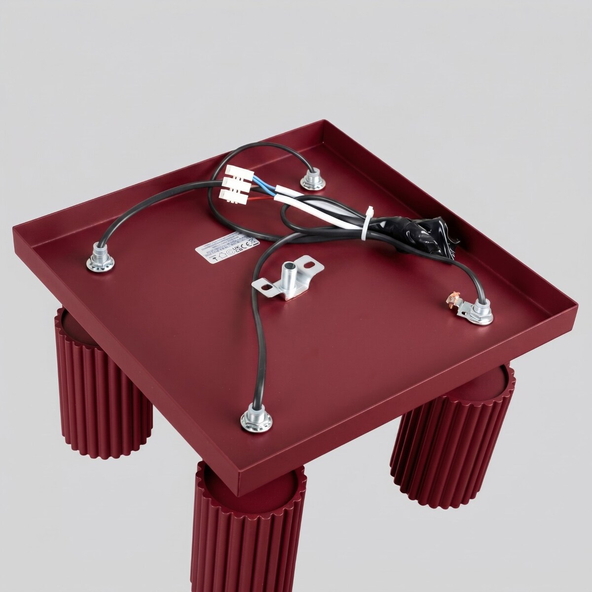 Plafon KARBON 4 burgund
