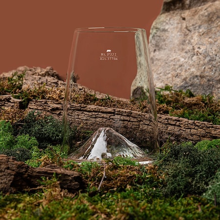 Szklanka Long Drink - Topographic - Fuji
