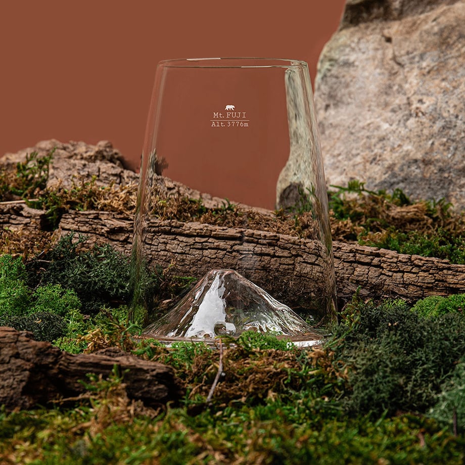 Szklanka Long Drink - Topographic - Fuji