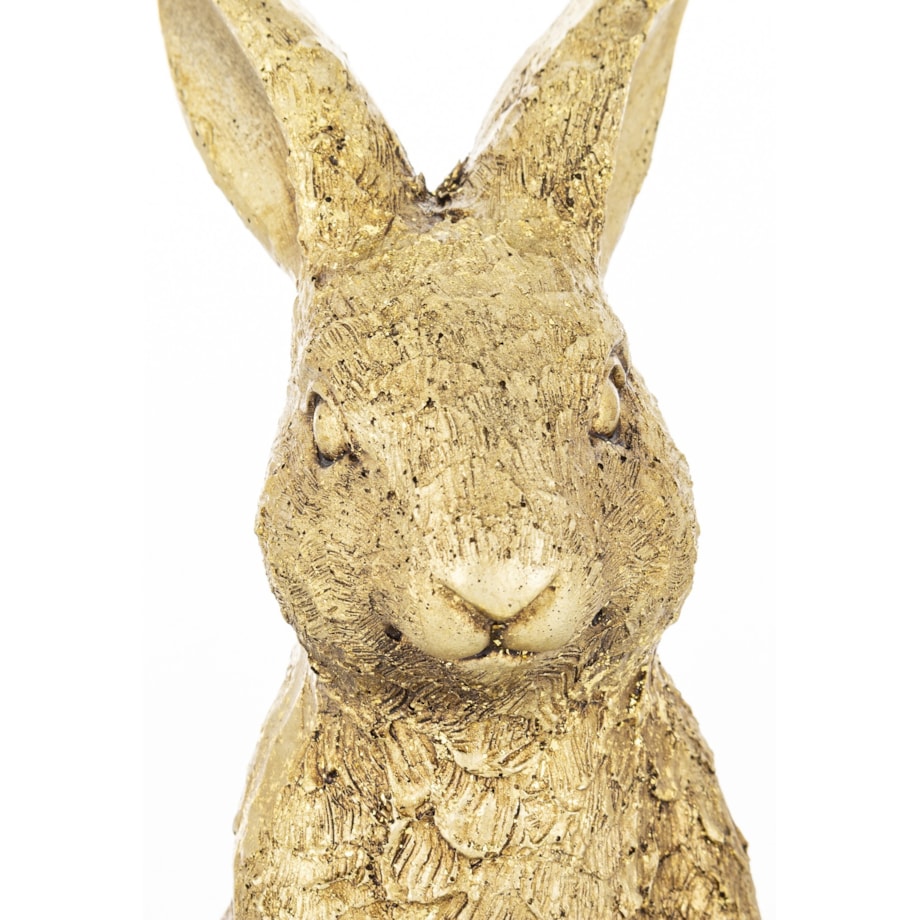 Dekoracja - figurka królika 44x20x23 cm złota CONILI
