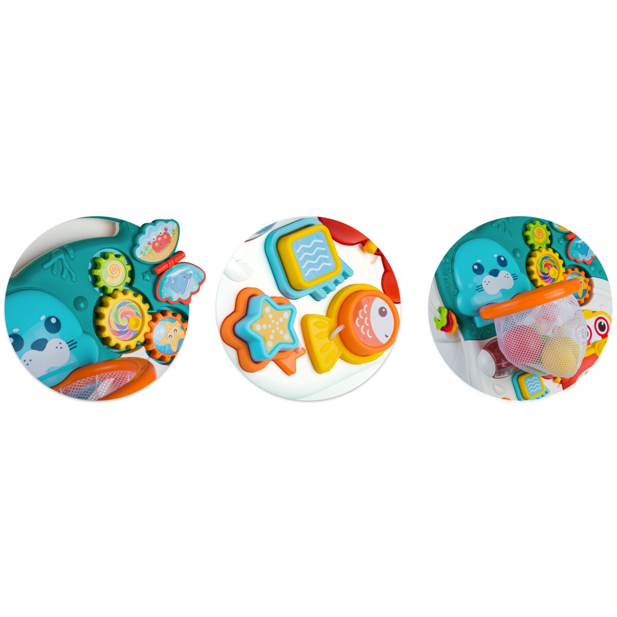 Interaktywny chodzik pchacz stolik edukacyjny Ricokids