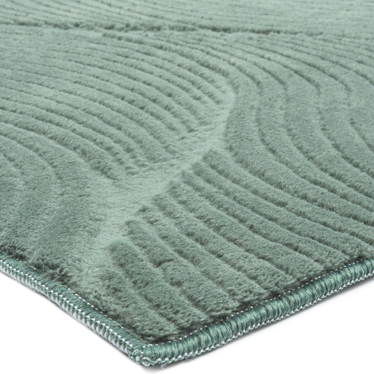 Dywan nowoczesny Sater Fala 120x170 cm e-floor OEKO-TEX szarozielony