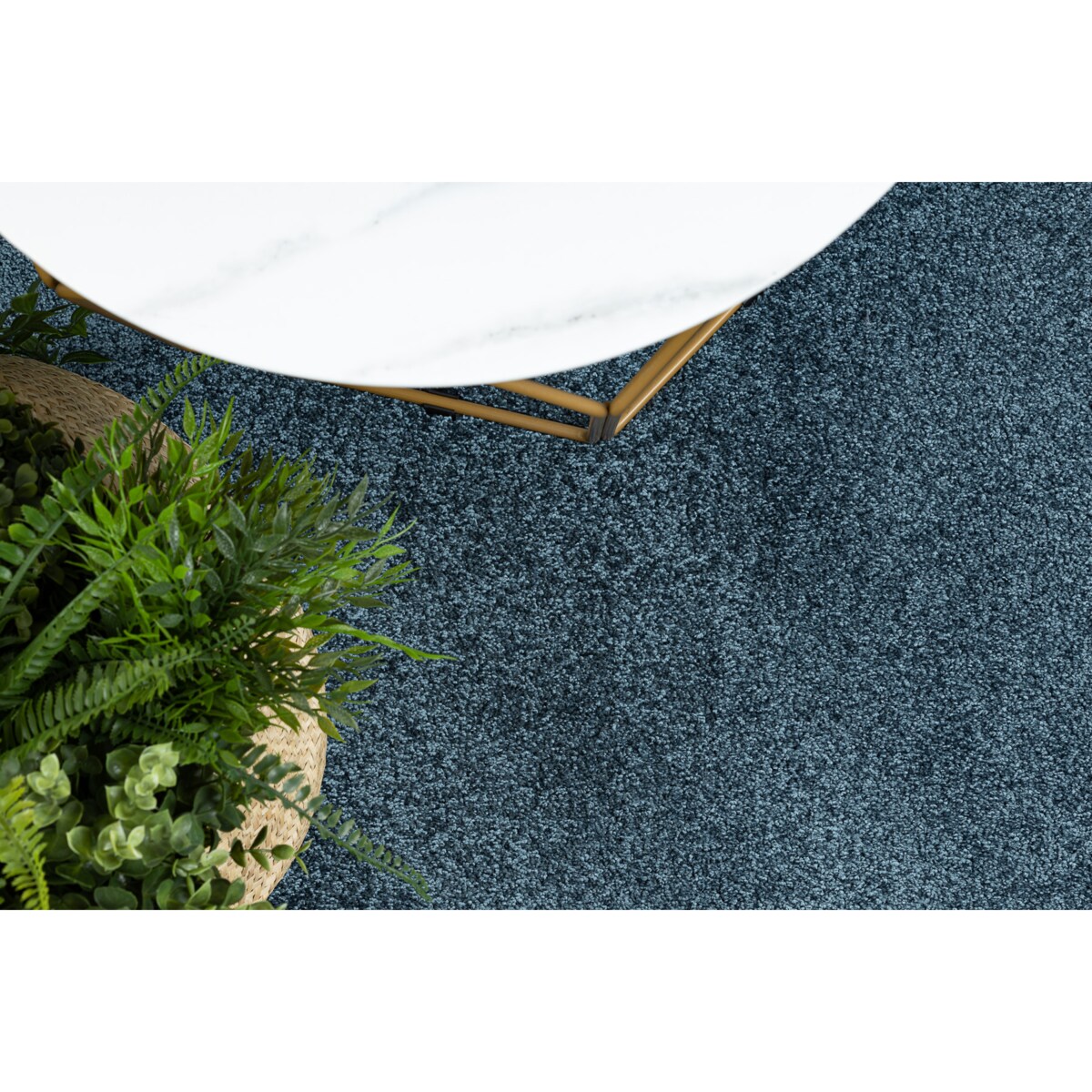 DYWAN koło INDUS granatowy 75 gładki, koło 100 cm