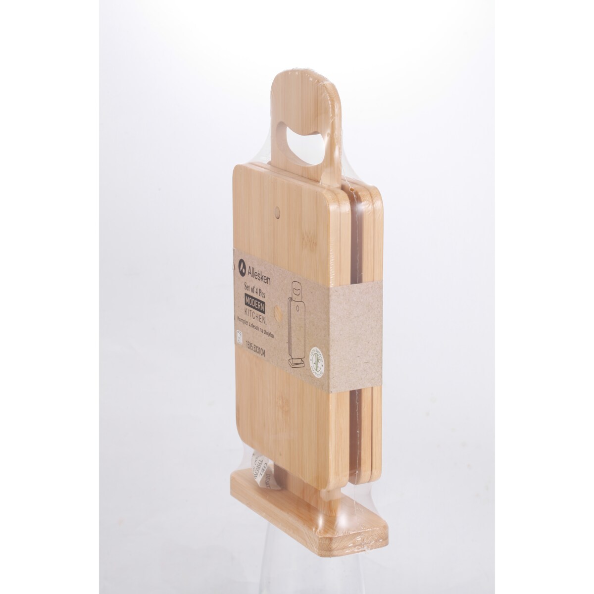 MODERN KITCHEN Komplet 4 desek na stojaku 15x5,5x31cm