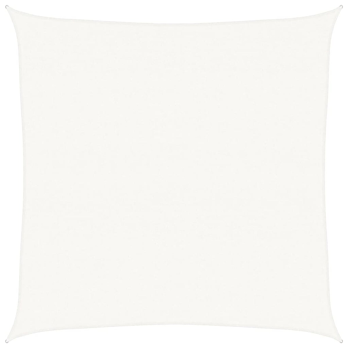 vidaXL Żagiel przeciwsłoneczny, 160 g/m², biały, 4x4 m, HDPE