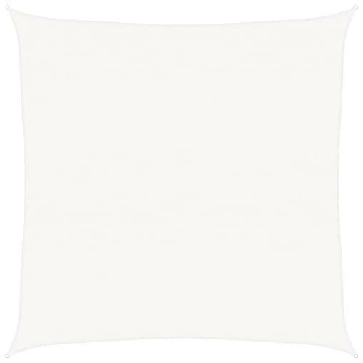 vidaXL Żagiel przeciwsłoneczny, 160 g/m², biały, 4x4 m, HDPE
