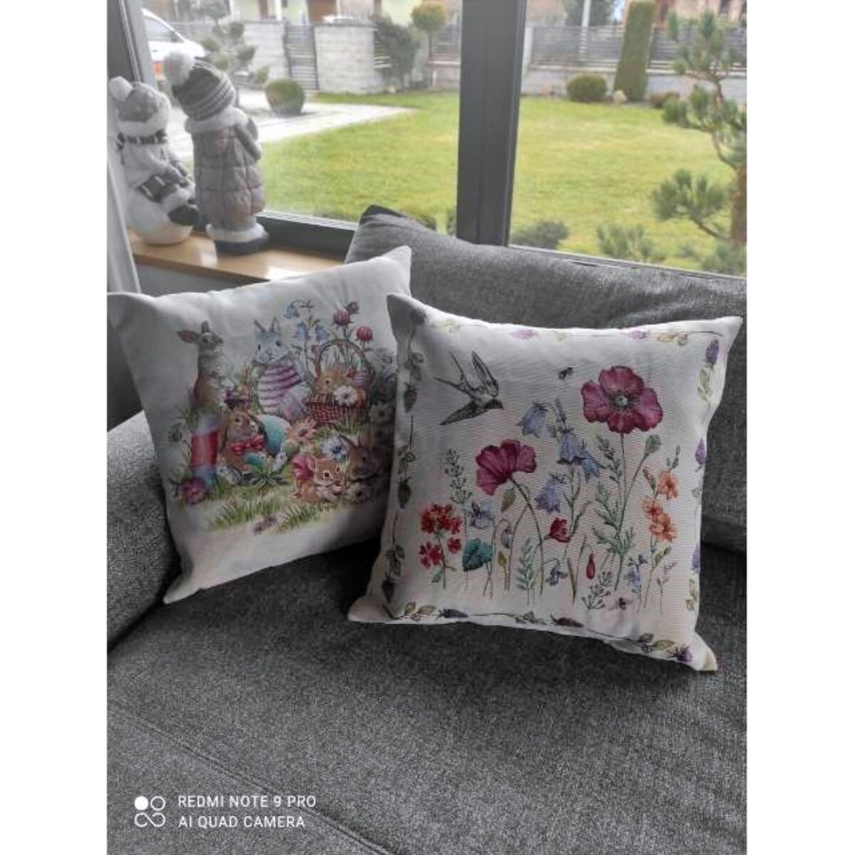 Poszewka Na Poduszkę Jasiek 45X45 Cm Żakardowa Dekoracyjna Ozdobna Meadow