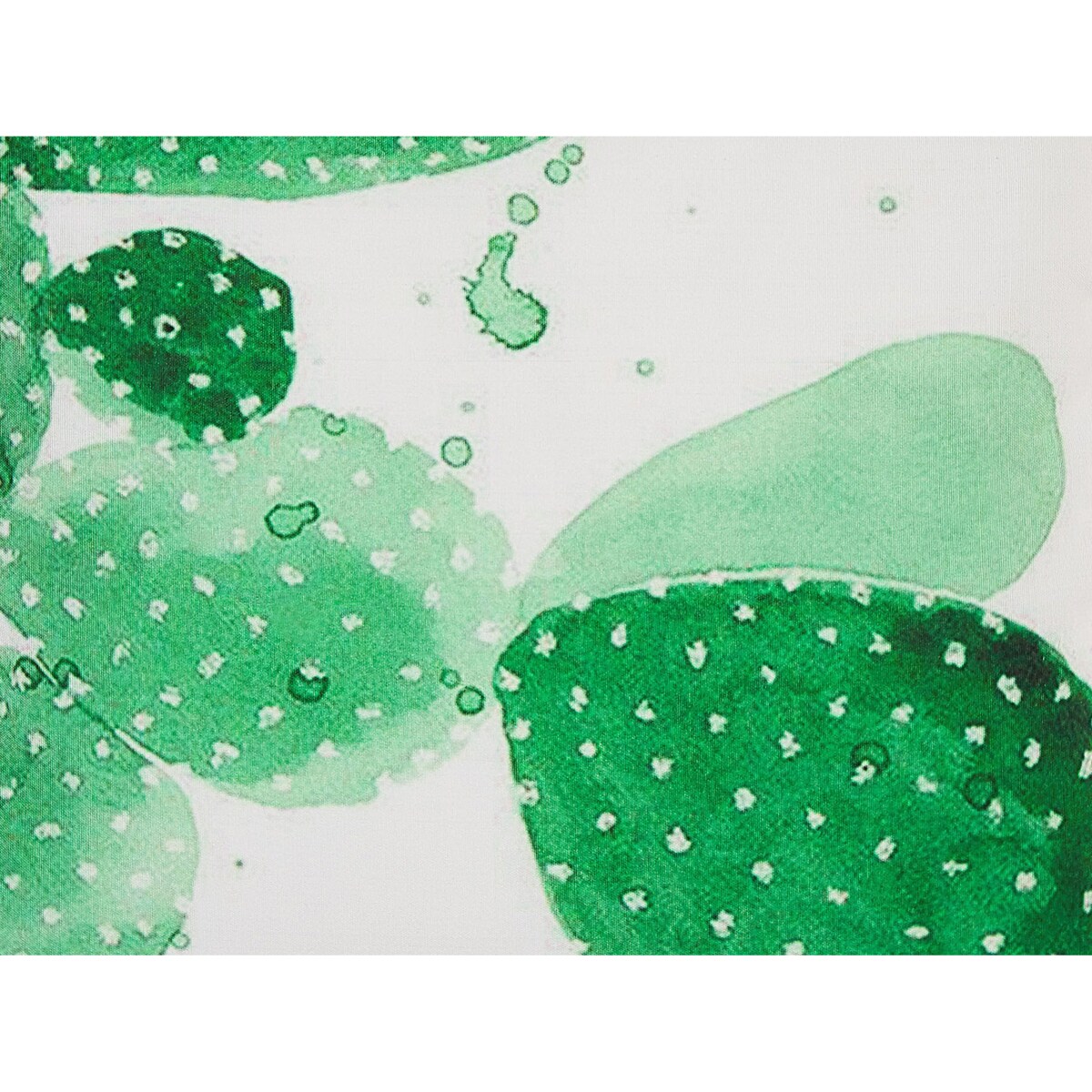 Zestaw 2 poduszek ogrodowych OSTINA Wzór roślinny 45 x 45 cm Zielony