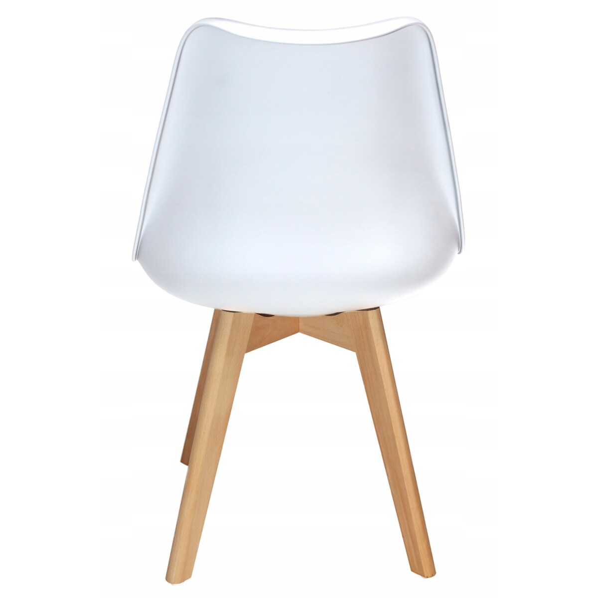 Krzesło skandynawskie OSLO białe wygodne