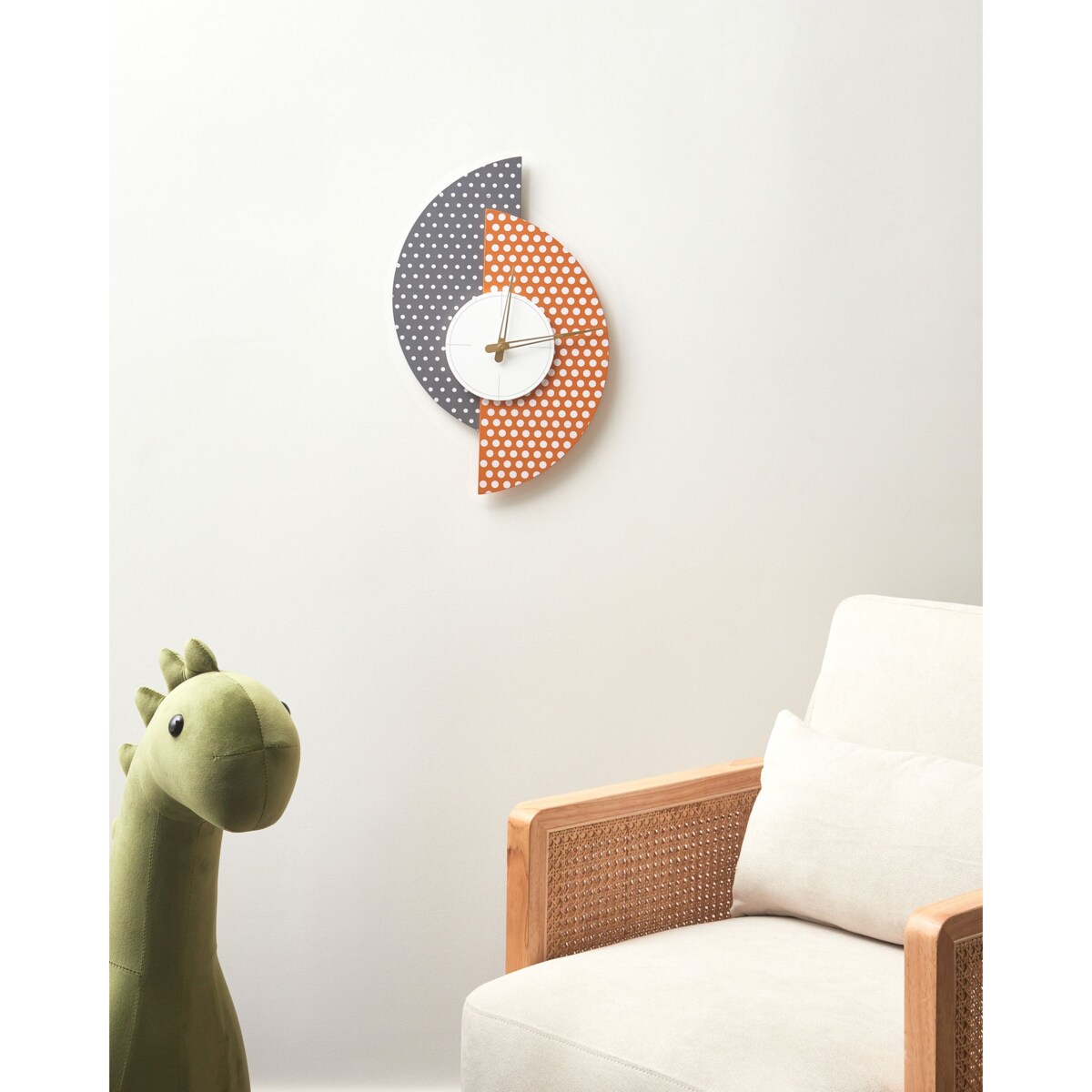 Zegar ścienny CHALAIS MDF Szary