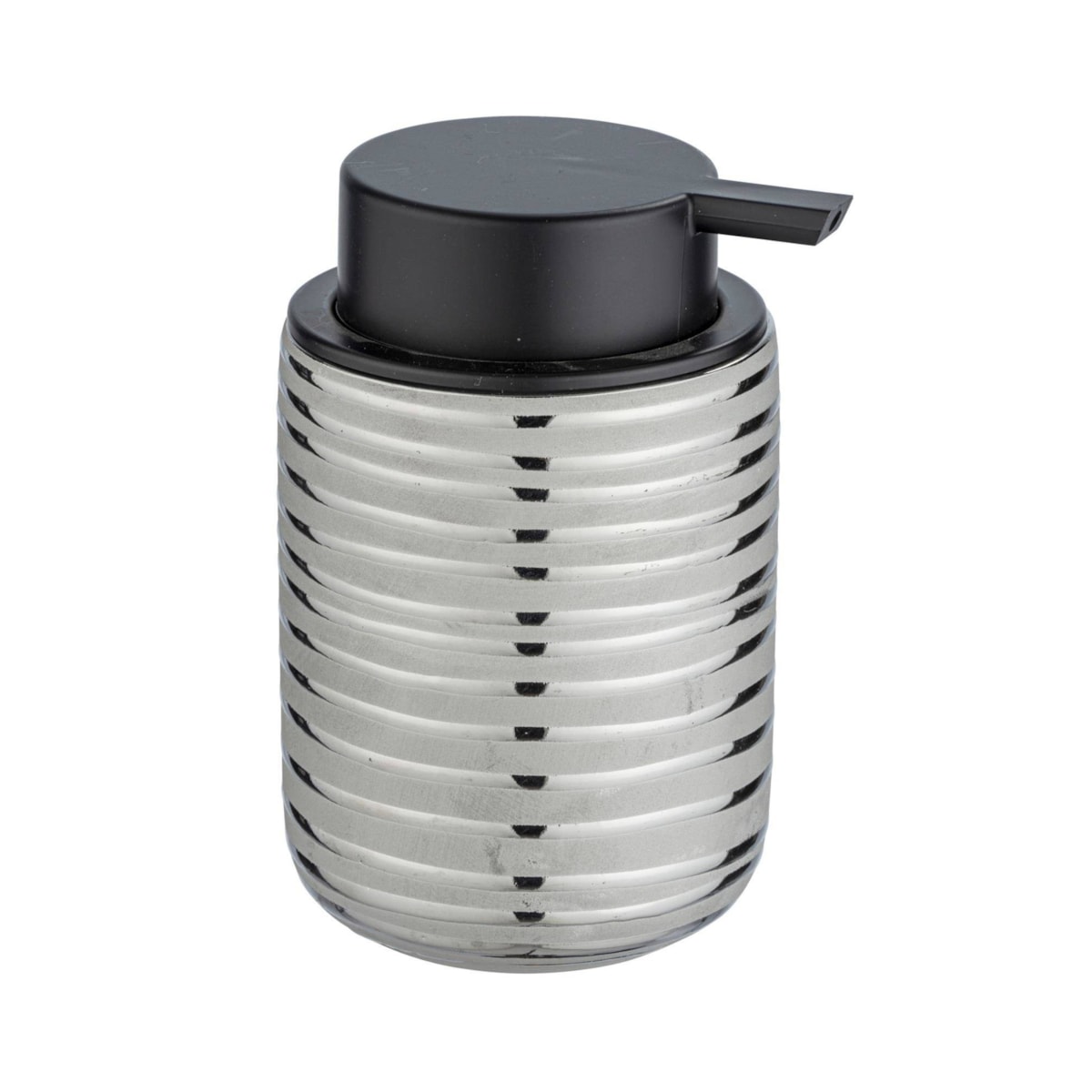 Dozownik na mydło ceramiczny srebrny Easyo 280 ml