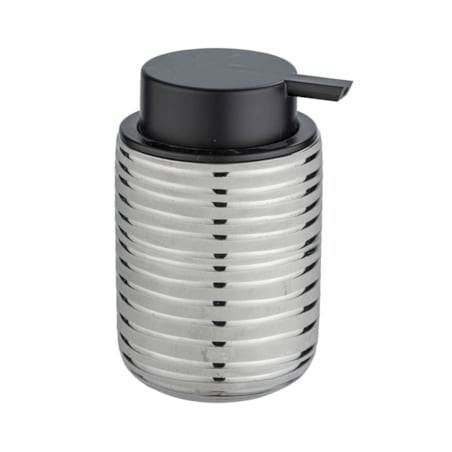 Dozownik na mydło ceramiczny srebrny Easyo 280 ml
