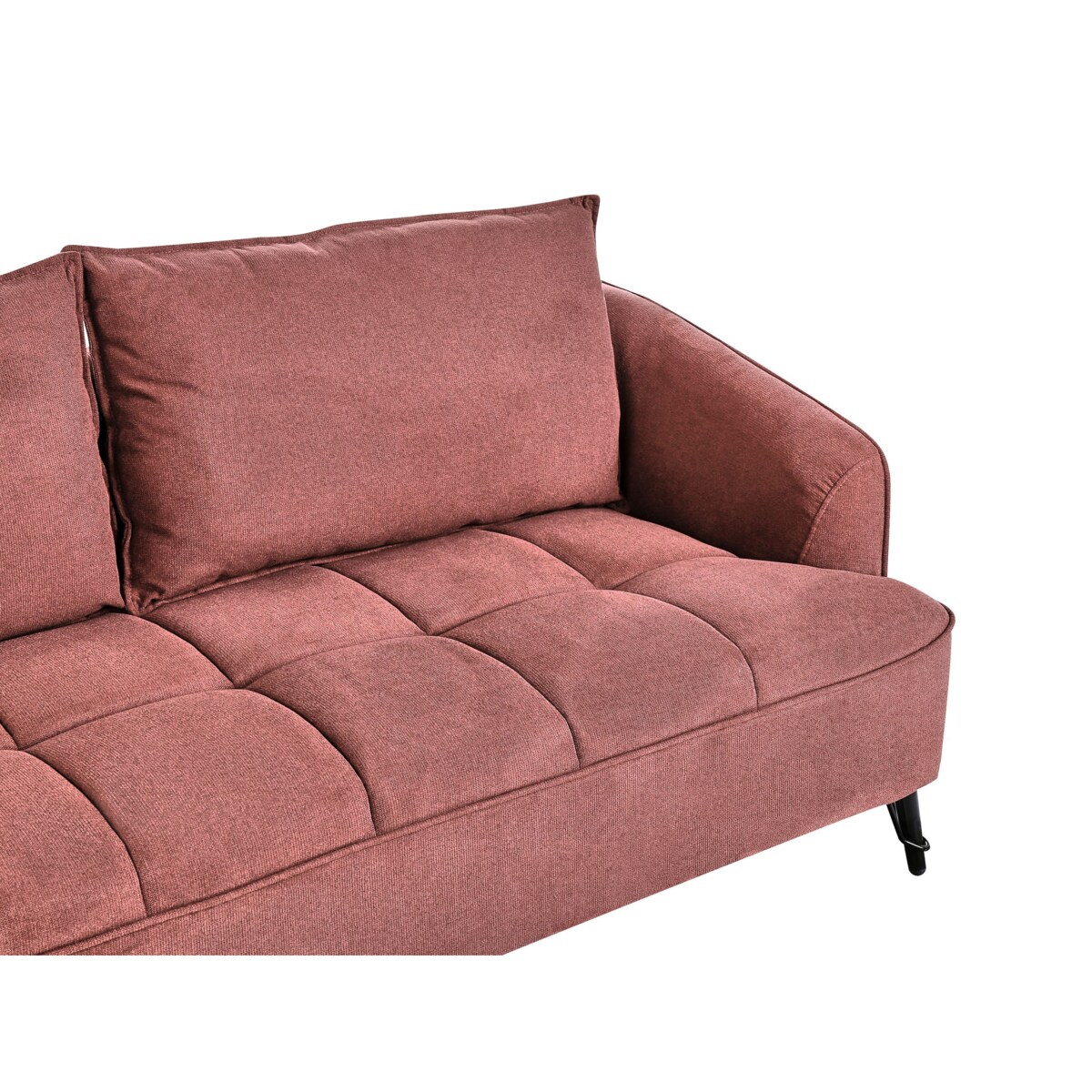 Sofa trzyosobowa burgundowa HOBRO