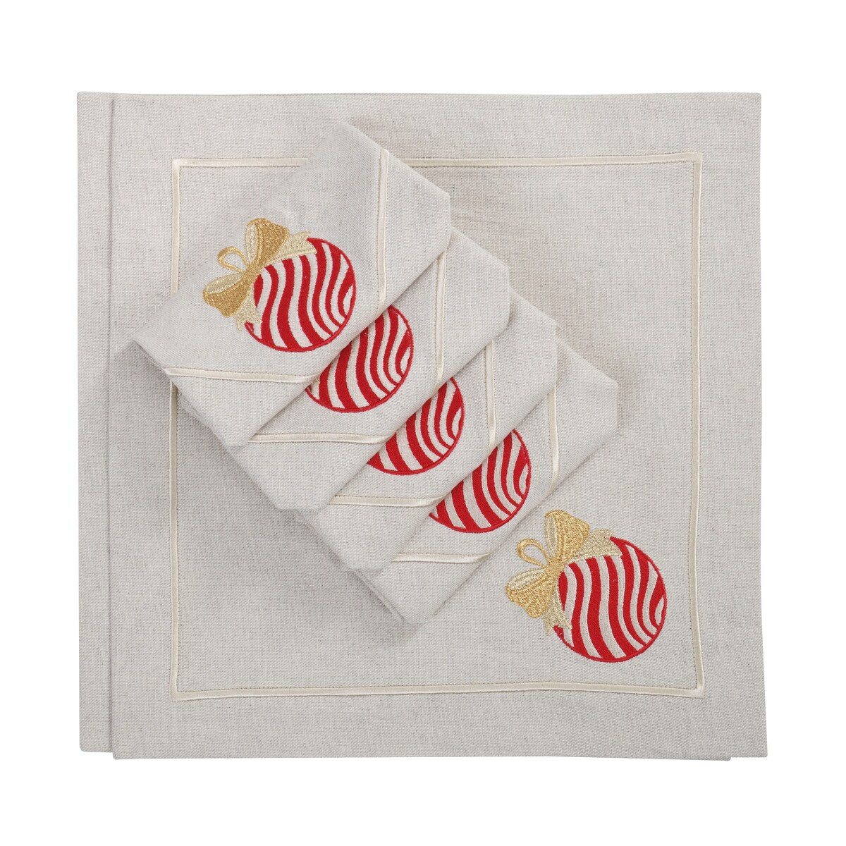 Serwetki Christmas Bauble Mirha - 6 sztuk