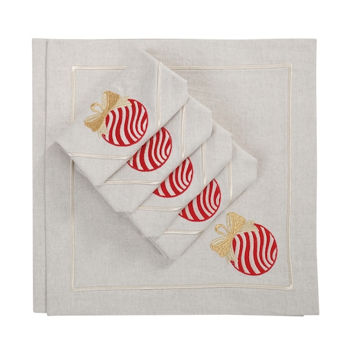 Serwetki Christmas Bauble Mirha - 6 sztuk