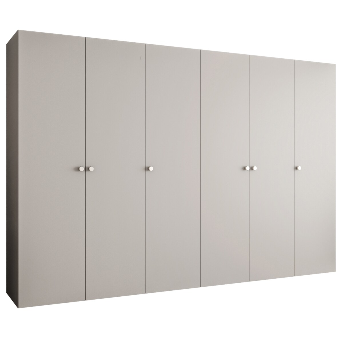 Szafa uchylna otwierana PARMA 1 300 wys. 202 cm Kaszmir + u. Srebrny