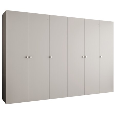 Szafa uchylna otwierana PARMA 1 300 wys. 202 cm Kaszmir + u. Srebrny