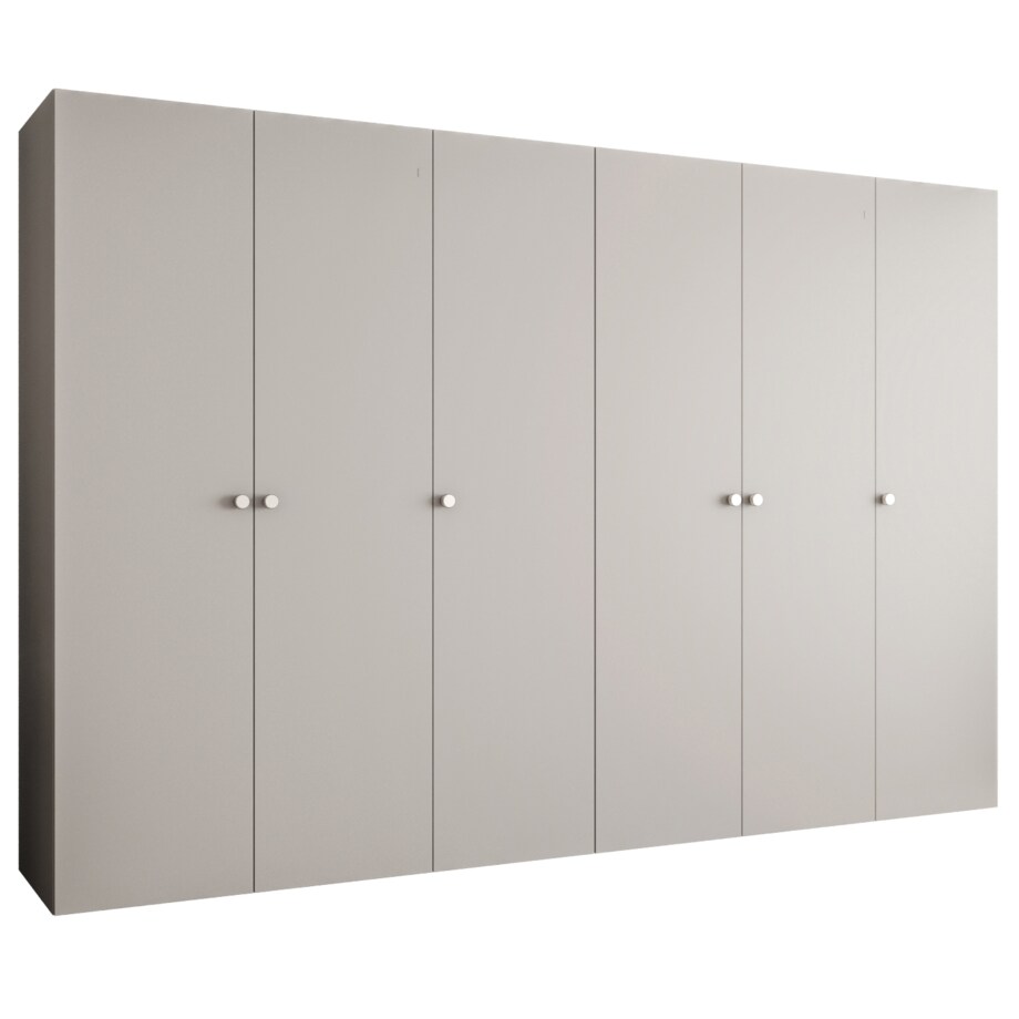 Szafa uchylna otwierana PARMA 1 300 wys. 202 cm Kaszmir + u. Srebrny