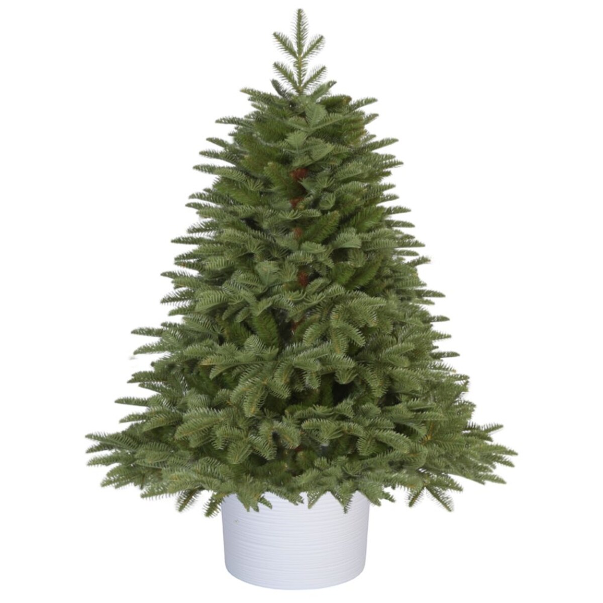 Choinka Premium Jodła Szlachetna PE w Okrągłej Donicy 110 cm X-Choinka 7 kolorów donicy