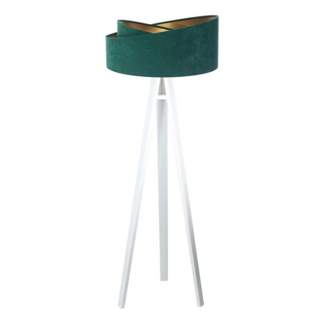 Lampa stojąca GEMSTONE zielona/biała