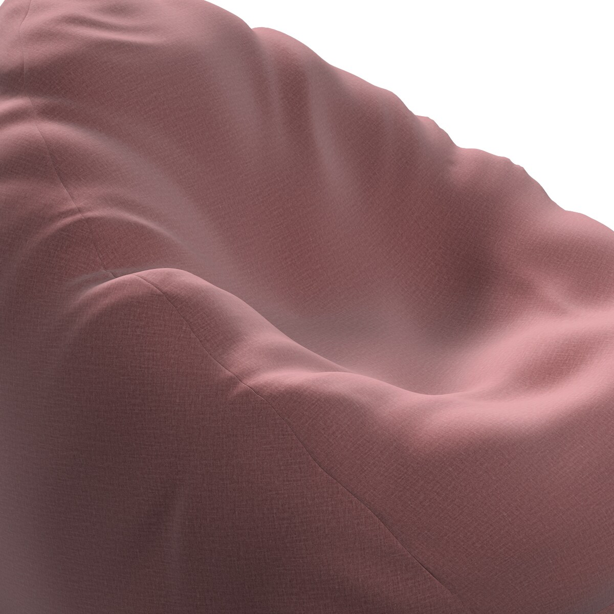 Worek do siedzenia, jasna śliwka - welwet, Ø80 x 115 cm, Ingrid