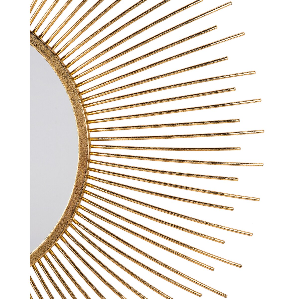 Lustro ścienne CILLY 80 cm 80 cm Metal Złoty