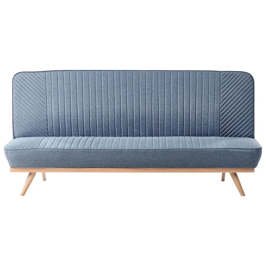 Sofa rozkładana dla 2 osób KALFAFEL Niebieski