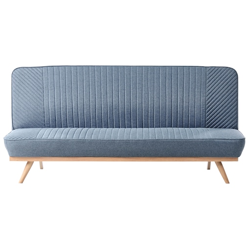 Sofa rozkładana dla 2 osób KALFAFEL Niebieski