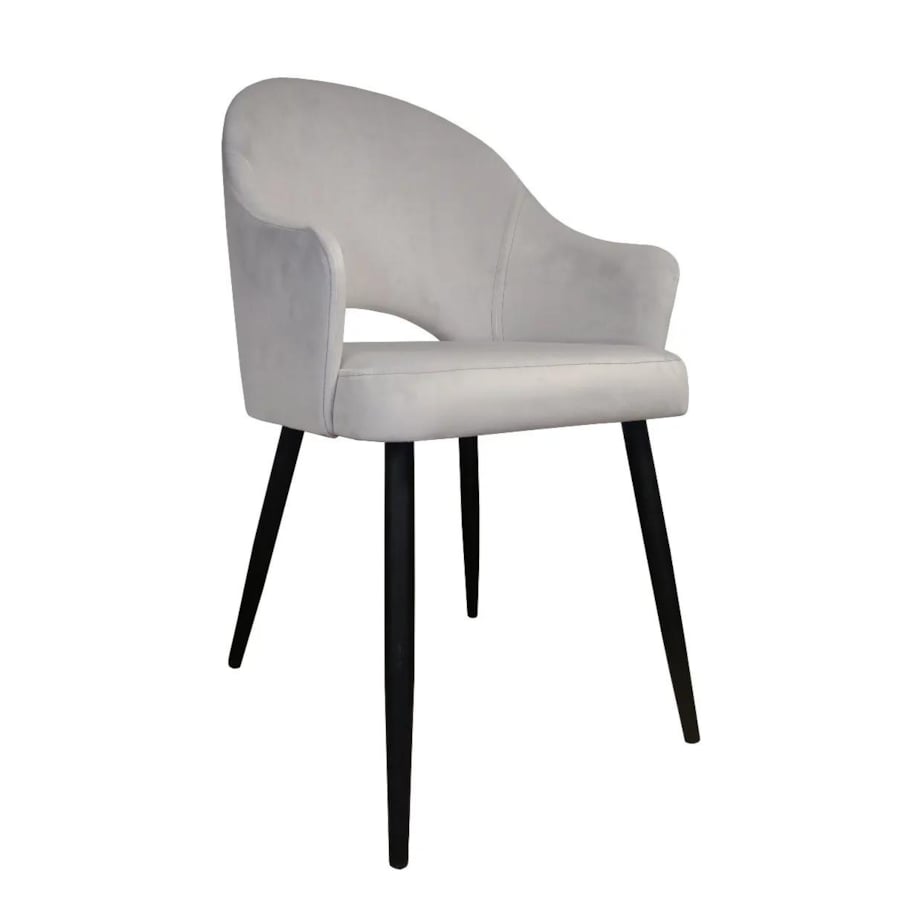 Krzesło JENISEJ VELVET jasno szare