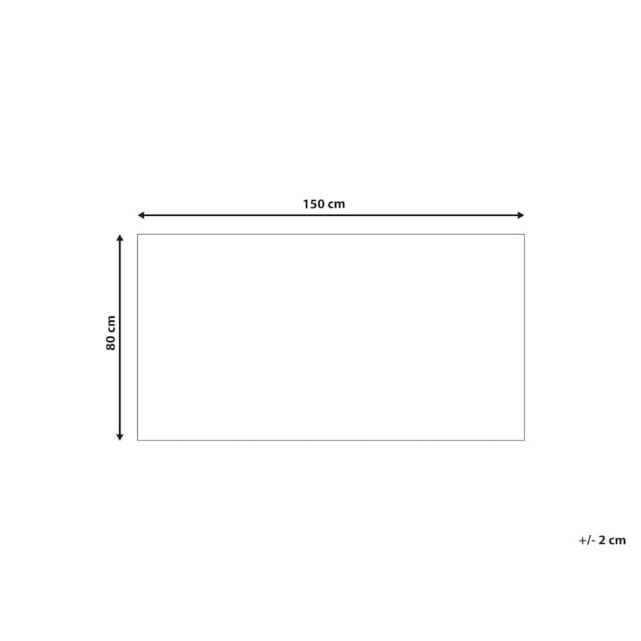 Dywan wełniany 80 x 150 cm beżowy BANOO