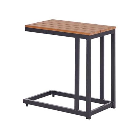 Stół ogrodowy MDF Czarny MESSINA