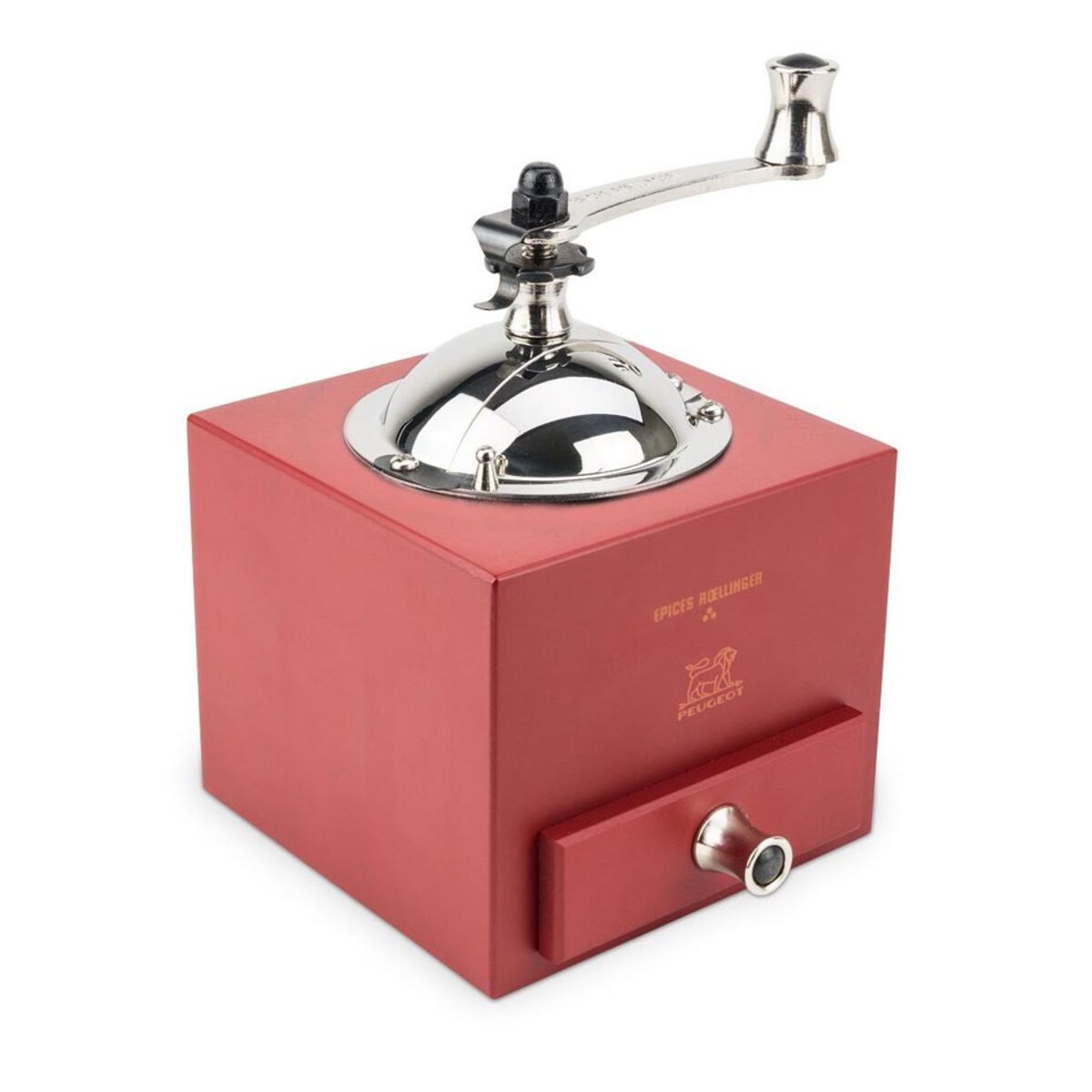 Młynek do pieprzu Le Moulin D'Olivier Roellinger czerwony, 13 cm, Peugeot