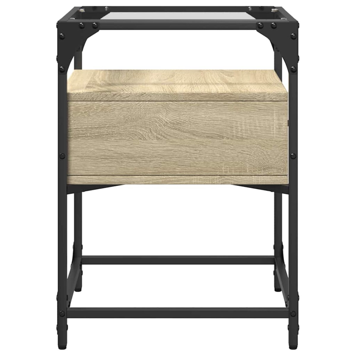 vidaXL Szafka nocna, dąb sonoma, 40x40x55 cm