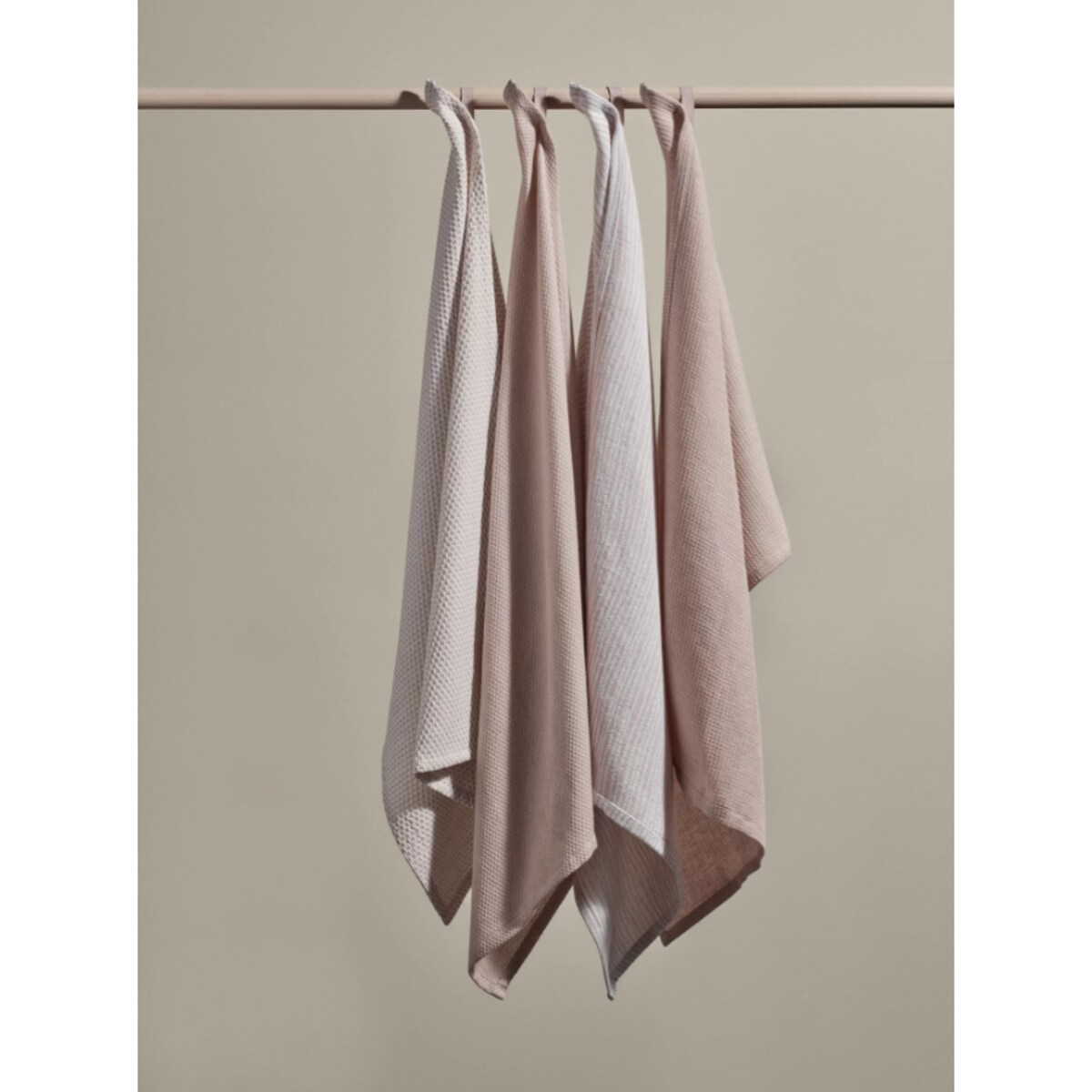 Zestaw 2 ręczników, QUAD, Rose Dust, 50 x 70 cm
