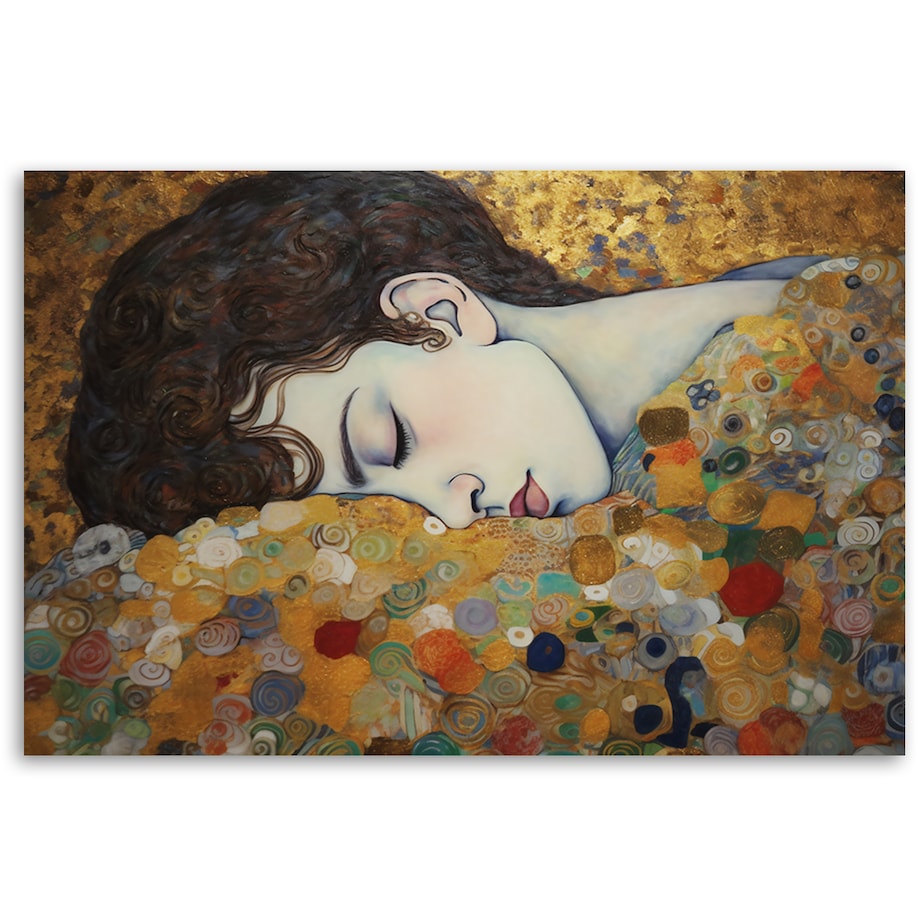 Feeby Obraz na płótnie, Portret kobiety - G. Klimt 100x70